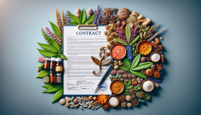 How to Adjust Herbal Dosages Safely: A legal document with herbal medicines and the MHRA logo, illustrating the UK's strict herbal product regulations.